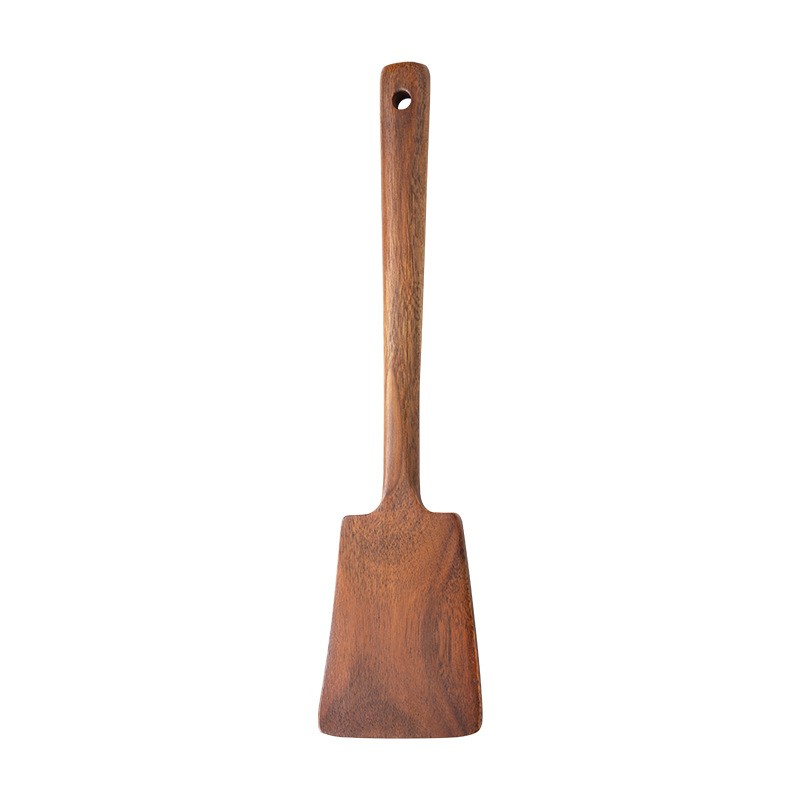 Home Cooking Kitchen - 1PC-Wooden spatula for non-stick pan; special