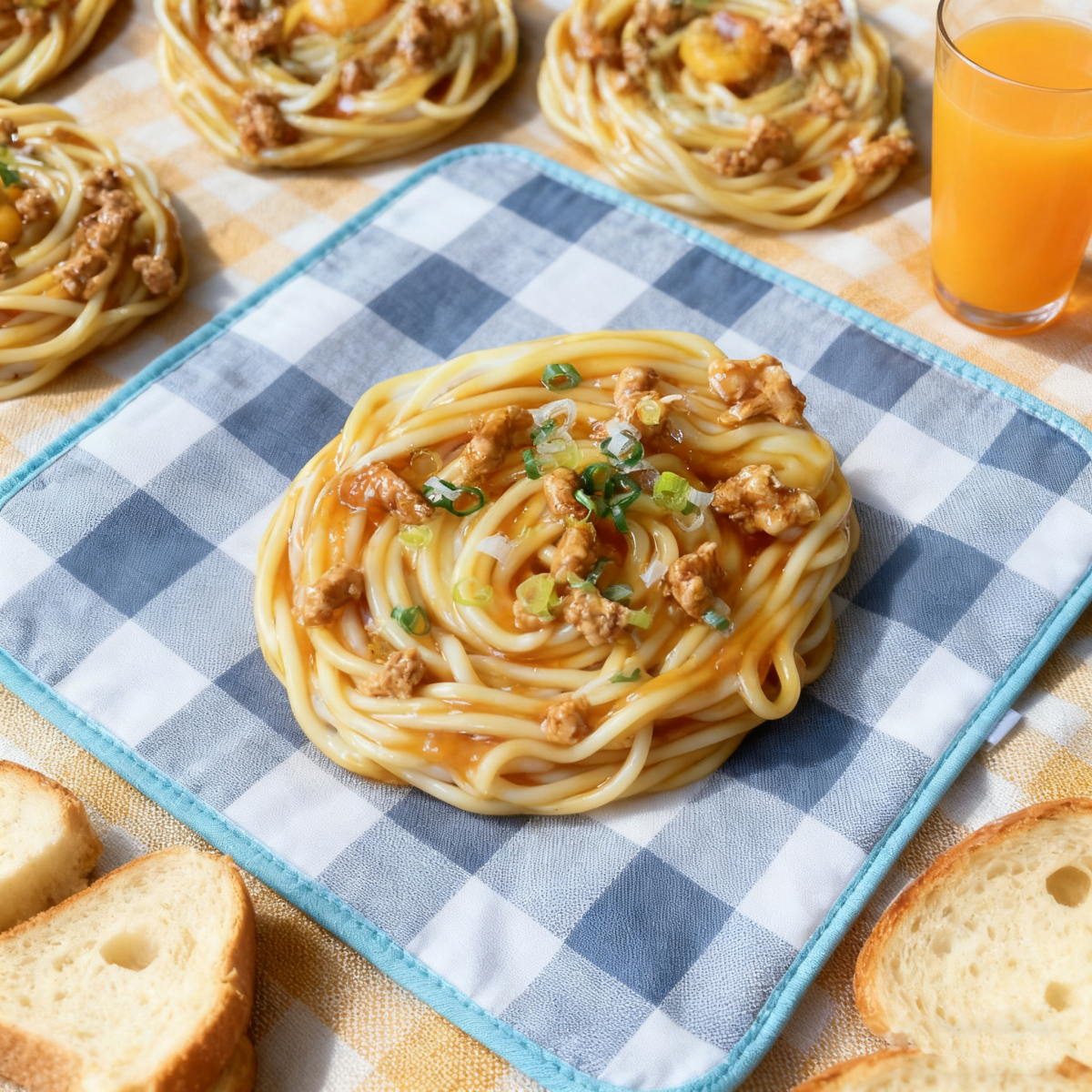 Home Cooking Meals - 1PC Realistic Fake Spaghetti with Shrimp