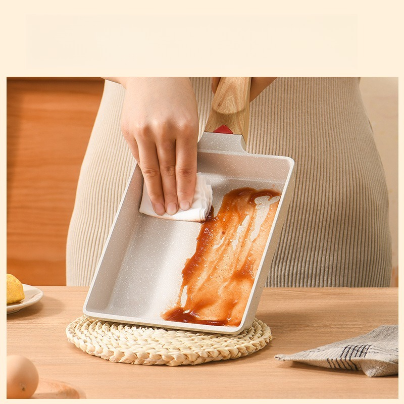 Non-Stick Tamagoyaki Square Pa - مراجعة Home Cooking Egg Roll وسعره
