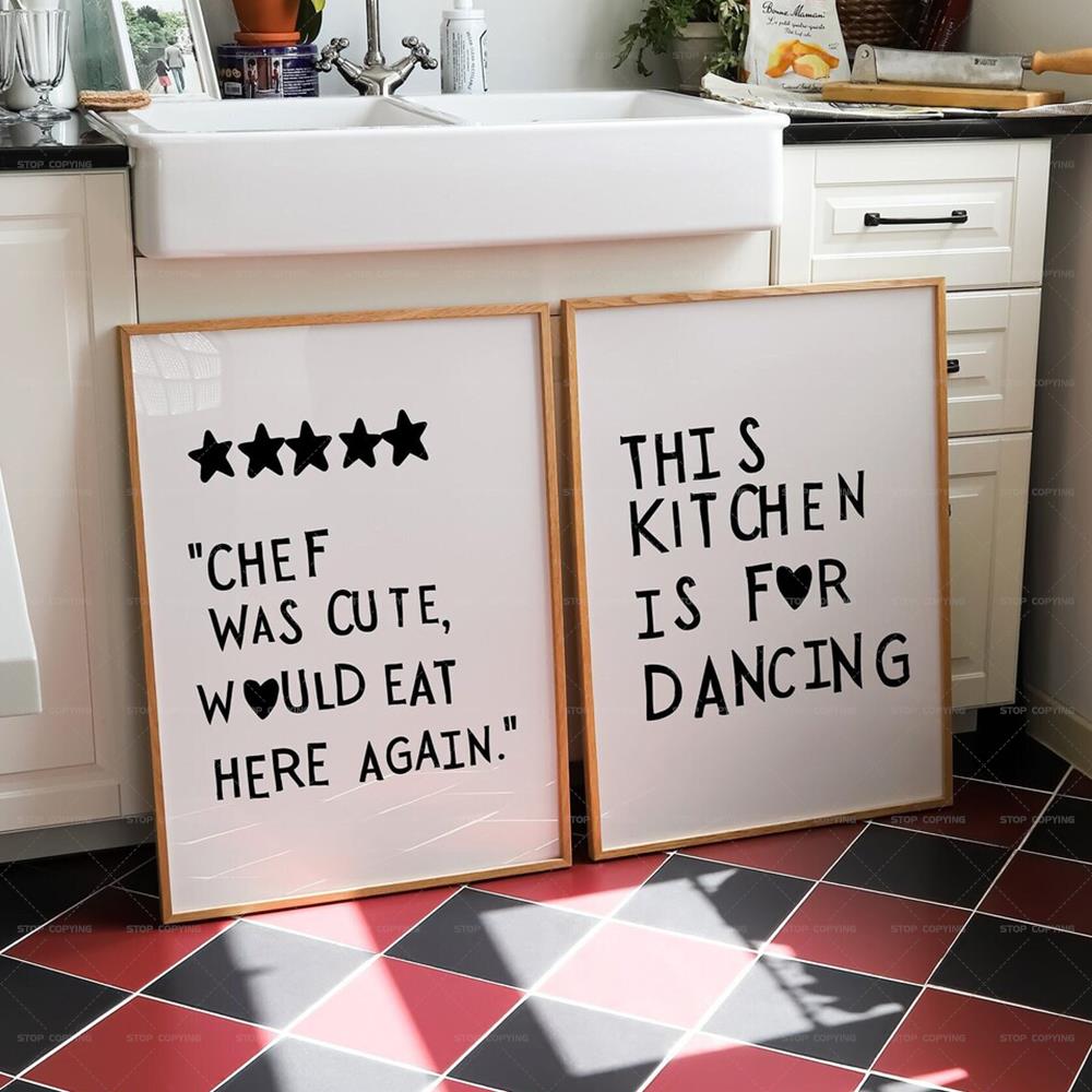 Minimalist Heart Black Chef Mo - مراجعة Home Cooking Quotes وسعره