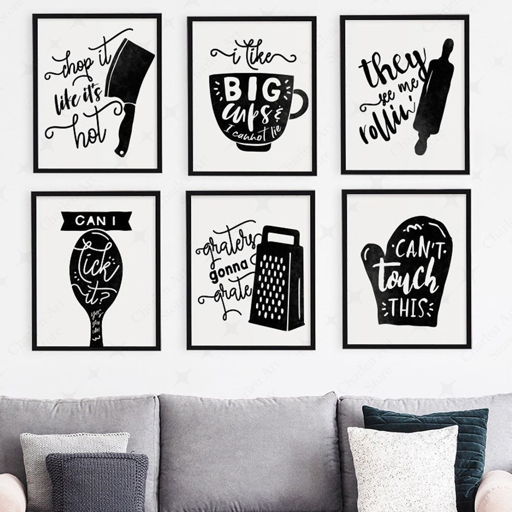 Hand Drawn Cooking Utensil Big - مراجعة Home Cooking Quotes وسعره
