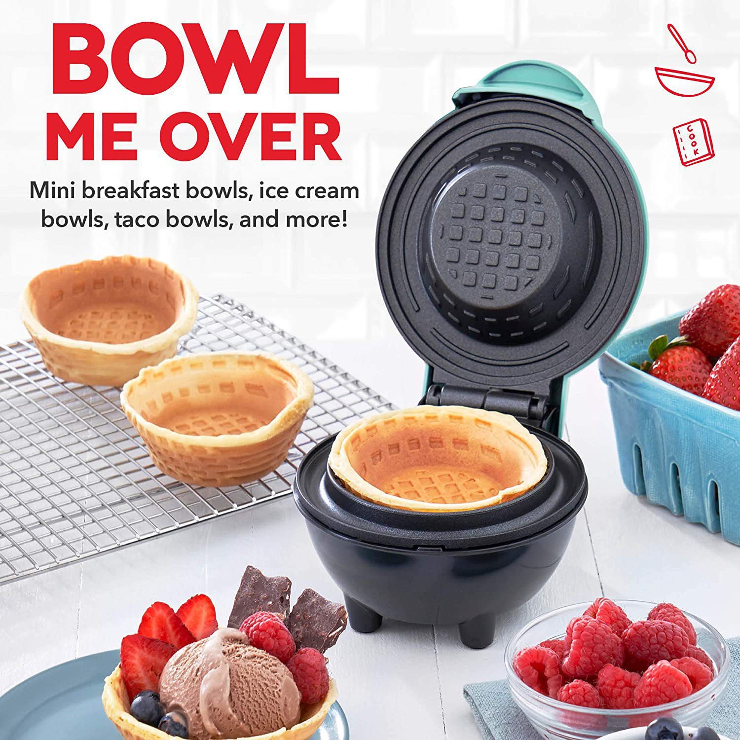 Multi-function Waffle Maker Br - مراجعة Home Cooking Egg Roll وسعره