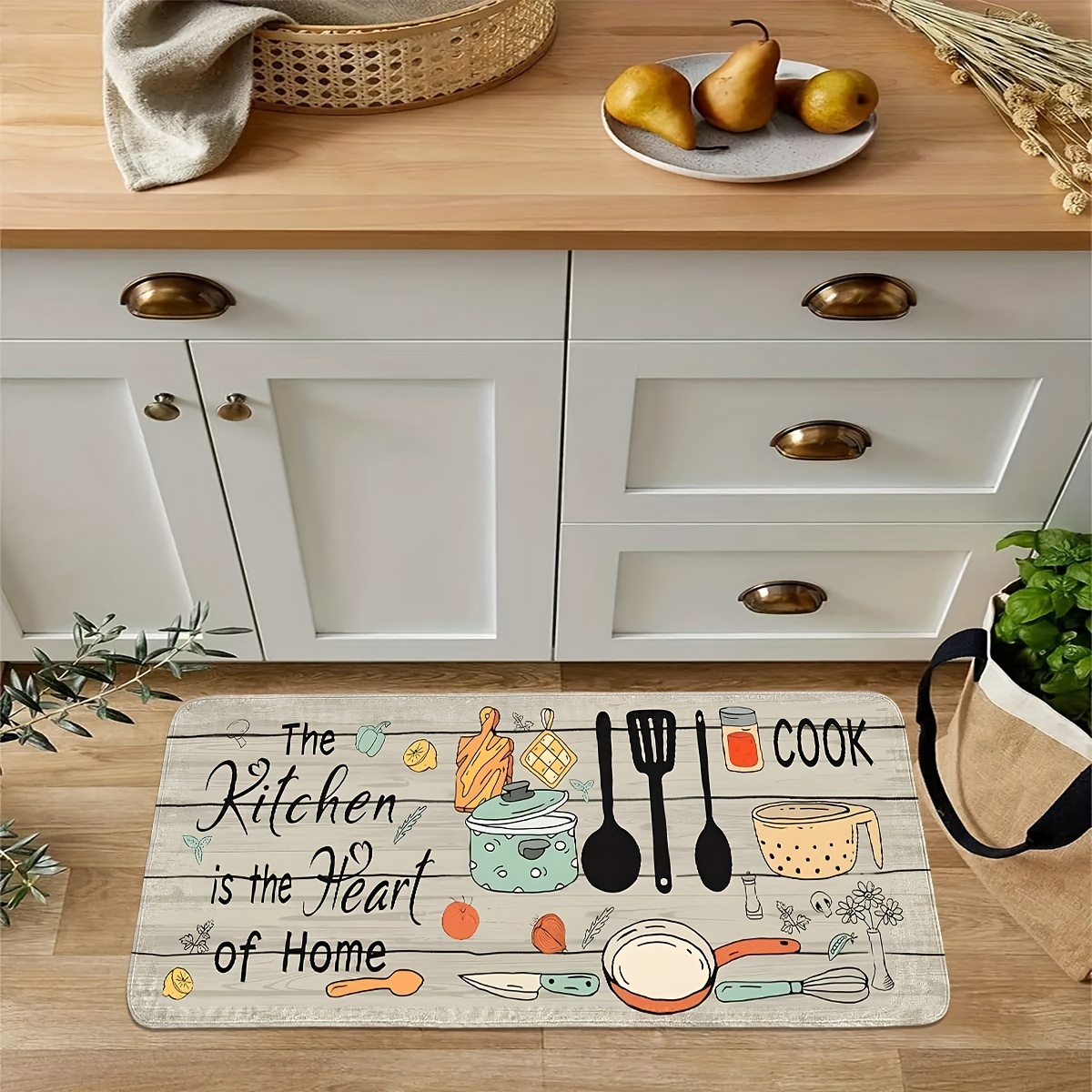 Kitchen Utensil Print Kitchen  - مراجعة Home Cooking Quotes وسعره