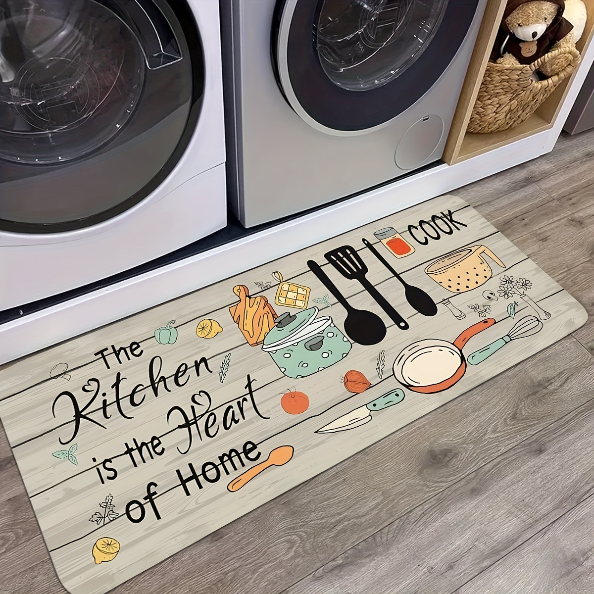 Kitchen Utensil Print Kitchen  - مراجعة Home Cooking Quotes وسعره