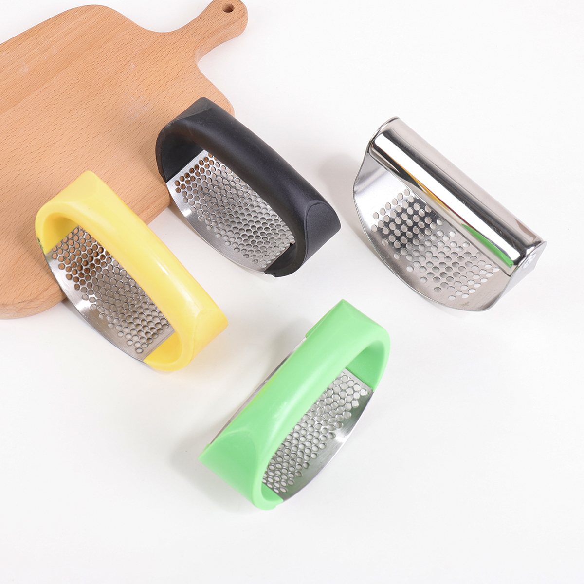 Stainless Steel Garlic Press - - مراجعة Home Cooking Meals وسعره