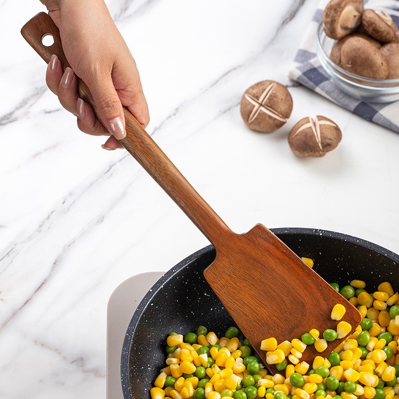 1PC-Wooden spatula for non-sti - مراجعة Home Cooking Kitchen وسعره