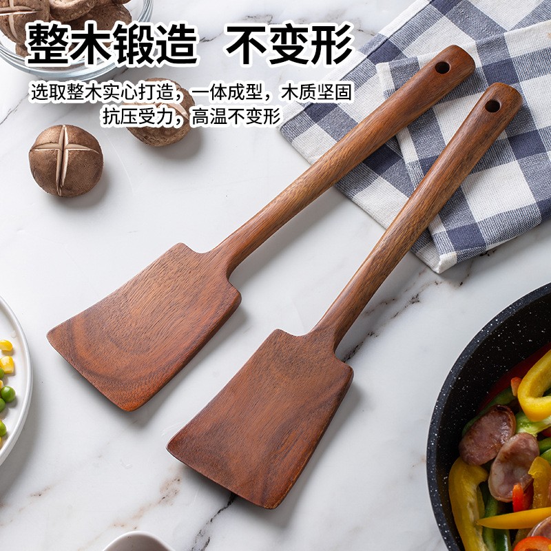1PC-Wooden spatula for non-sti - مراجعة Home Cooking Kitchen وسعره