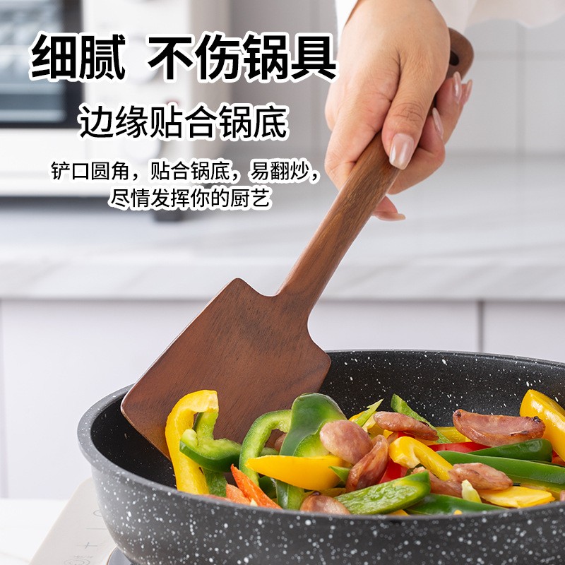1PC-Wooden spatula for non-sti - مراجعة Home Cooking Kitchen وسعره