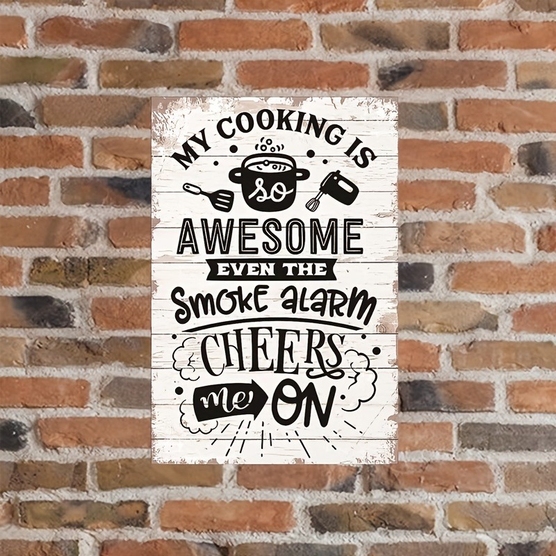 Funny Kitchen Quote Metal Sign - مراجعة Home Cooking Quotes وسعره