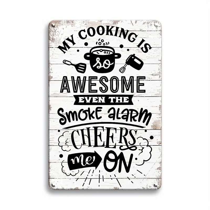 Funny Kitchen Quote Metal Sign - مراجعة Home Cooking Quotes وسعره