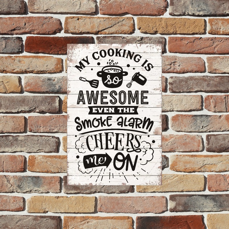 Funny Kitchen Quote Metal Sign - مراجعة Home Cooking Quotes وسعره