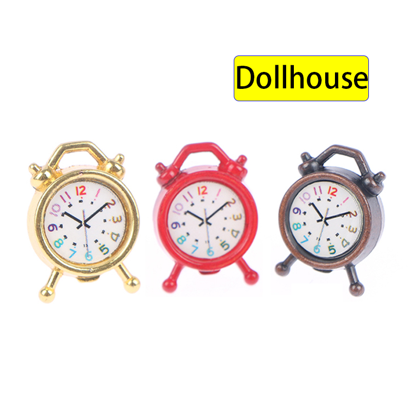1PC 1:12 Scale Alarm Clock Dol - مراجعة Home Cooking Kitchen وسعره