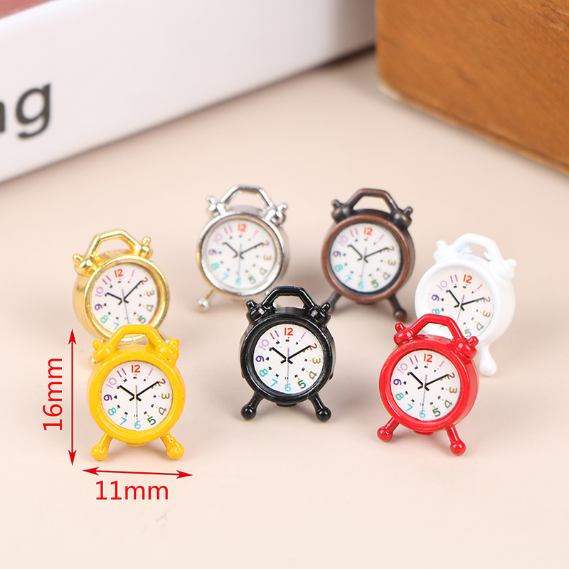 1PC 1:12 Scale Alarm Clock Dol - مراجعة Home Cooking Kitchen وسعره