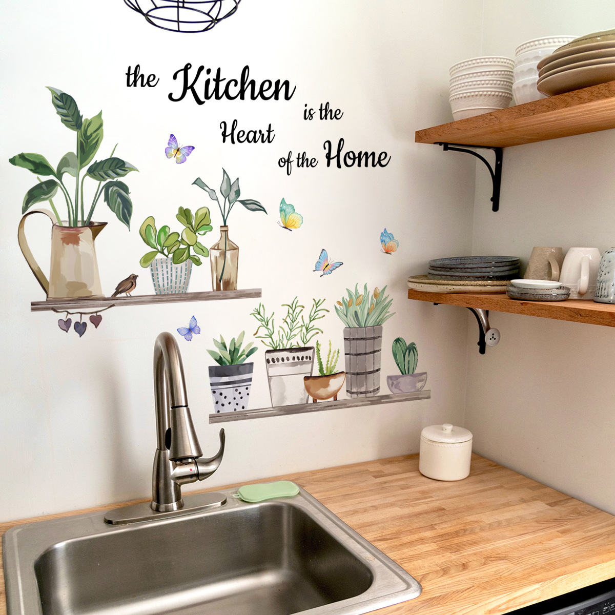 Kitchen Green Plants Cooking A - مراجعة Home Cooking Quotes وسعره