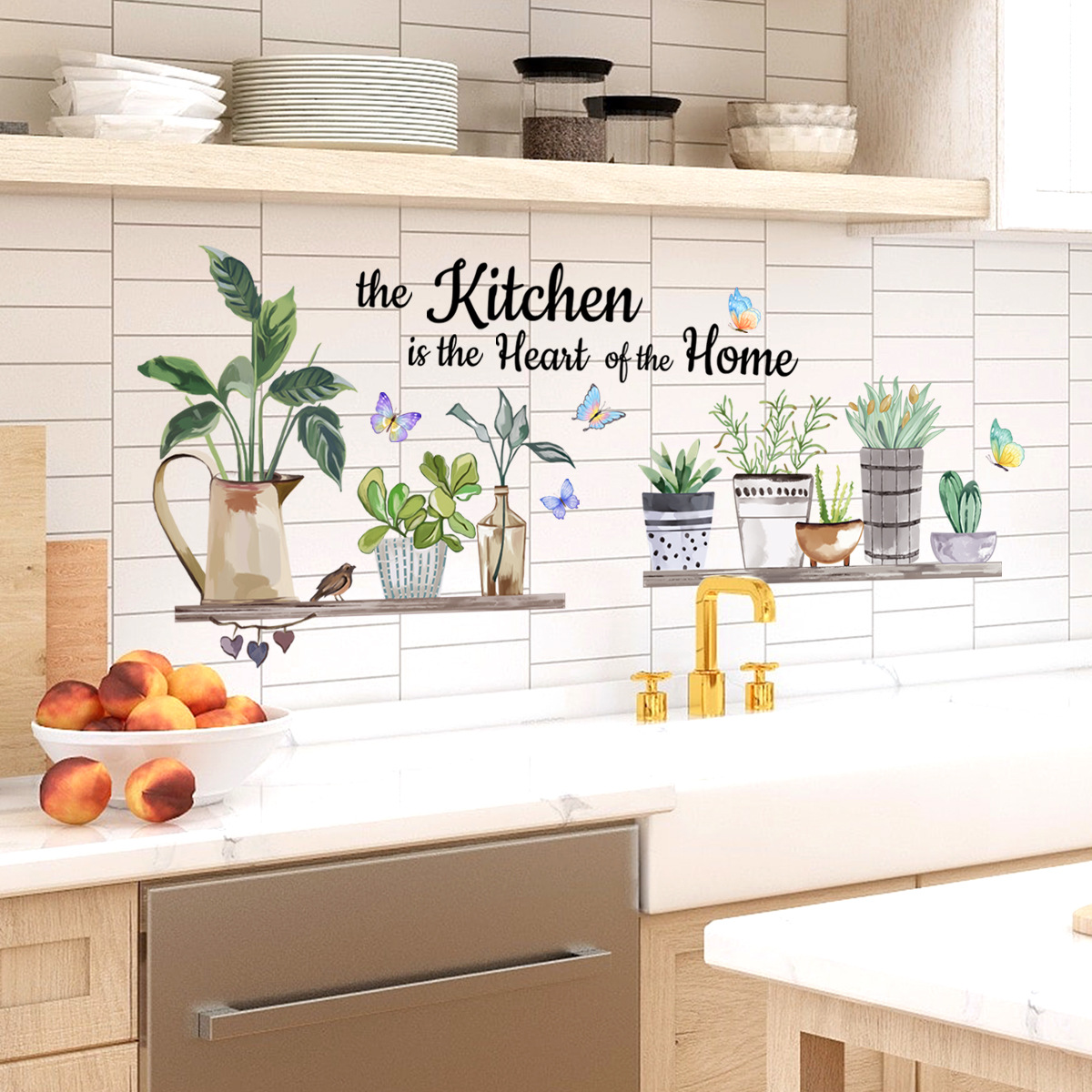Kitchen Green Plants Cooking A - مراجعة Home Cooking Quotes وسعره