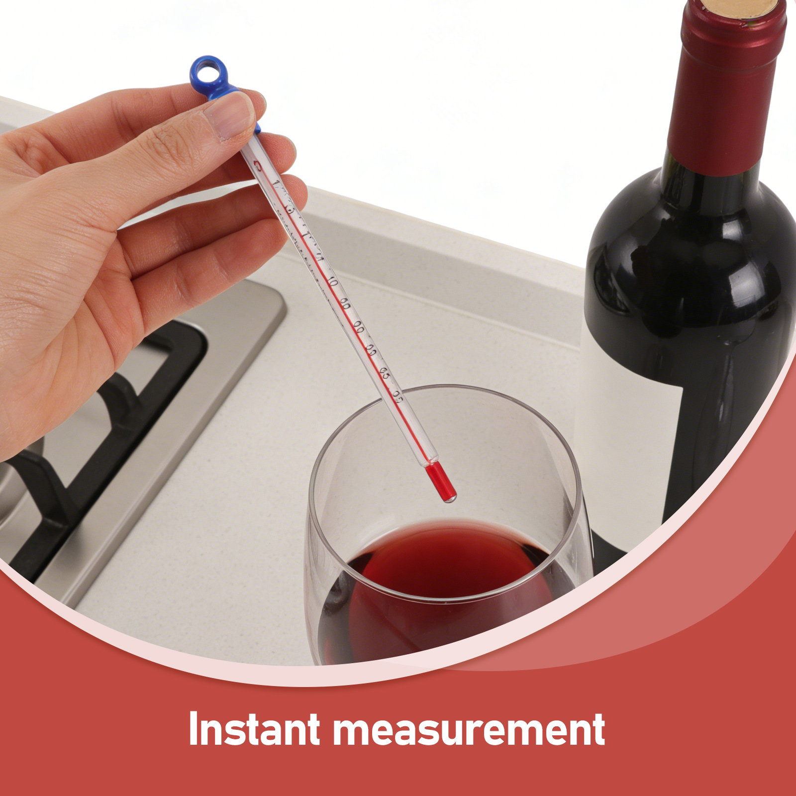 Wine Temperature Indicator Gla - مراجعة Home Cooking Kitchen وسعره