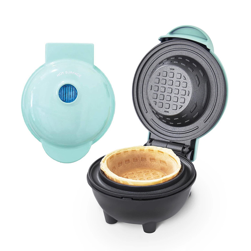 New Mini Waffle Bowl Maker 110 - مراجعة Home Cooking Egg Roll وسعره
