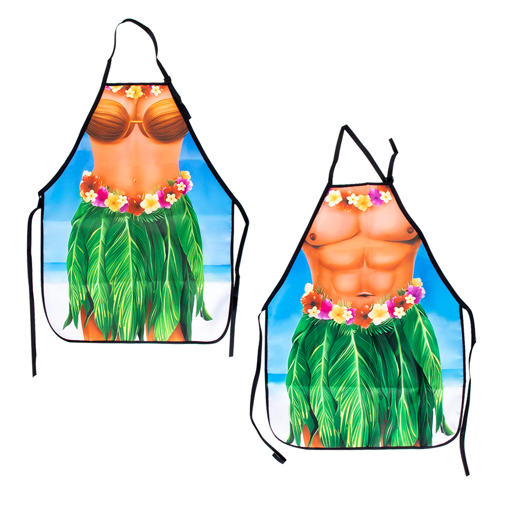 New Summer Party Apron Hawaiia - مراجعة Home Cooking Meals وسعره