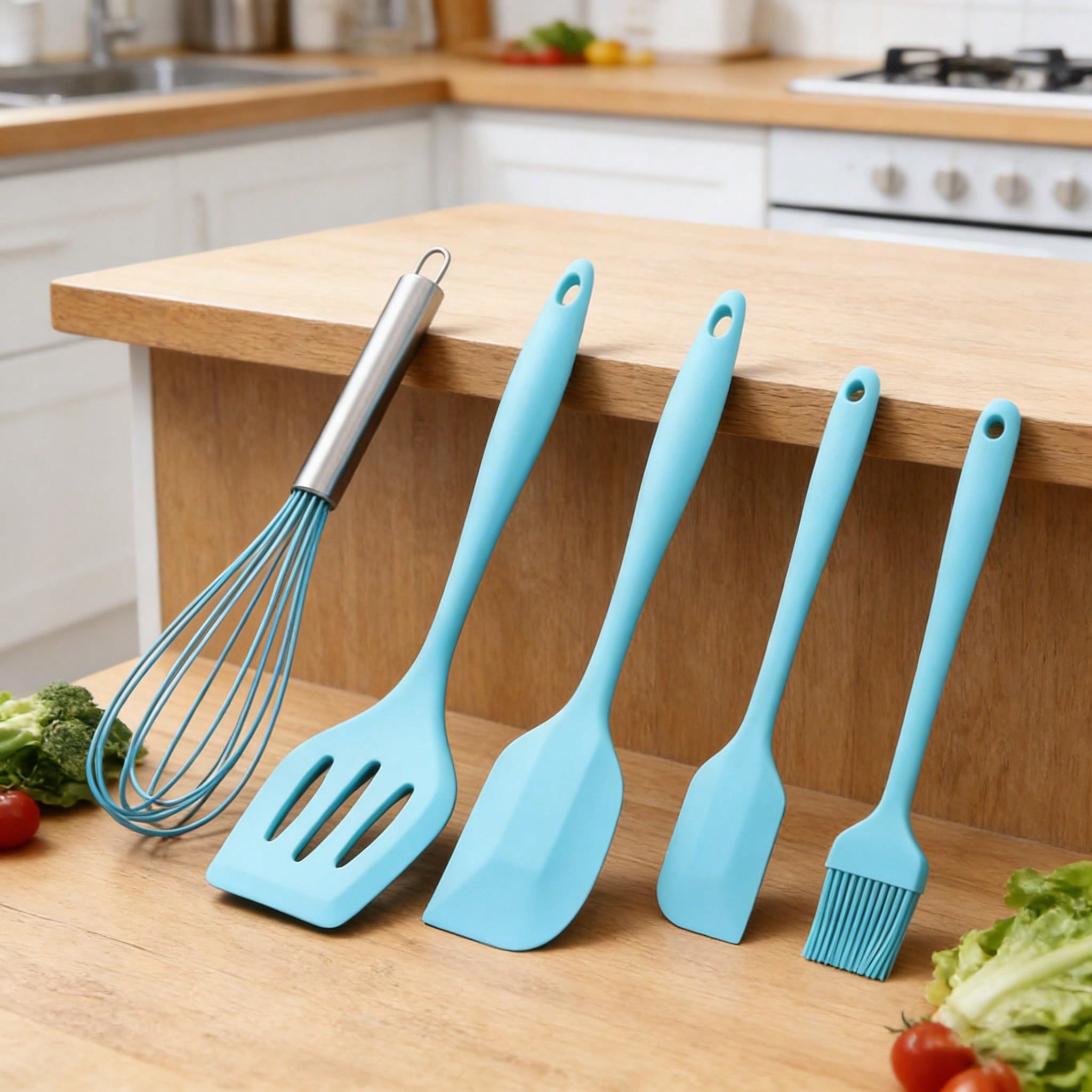 Silicone Cooking Utensils Set, - مراجعة Home Cooking Kitchen وسعره
