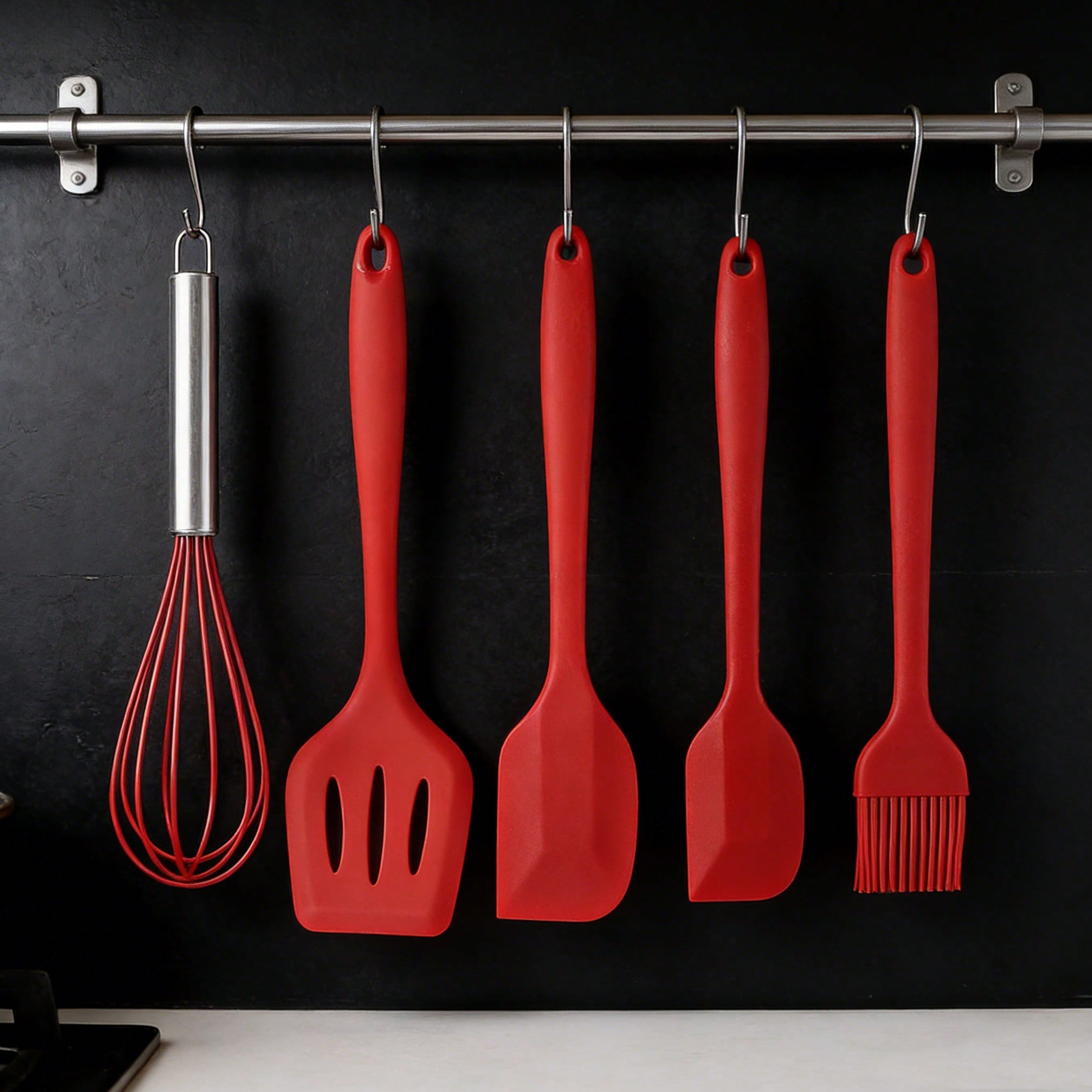 Silicone Cooking Utensils Set, - مراجعة Home Cooking Kitchen وسعره