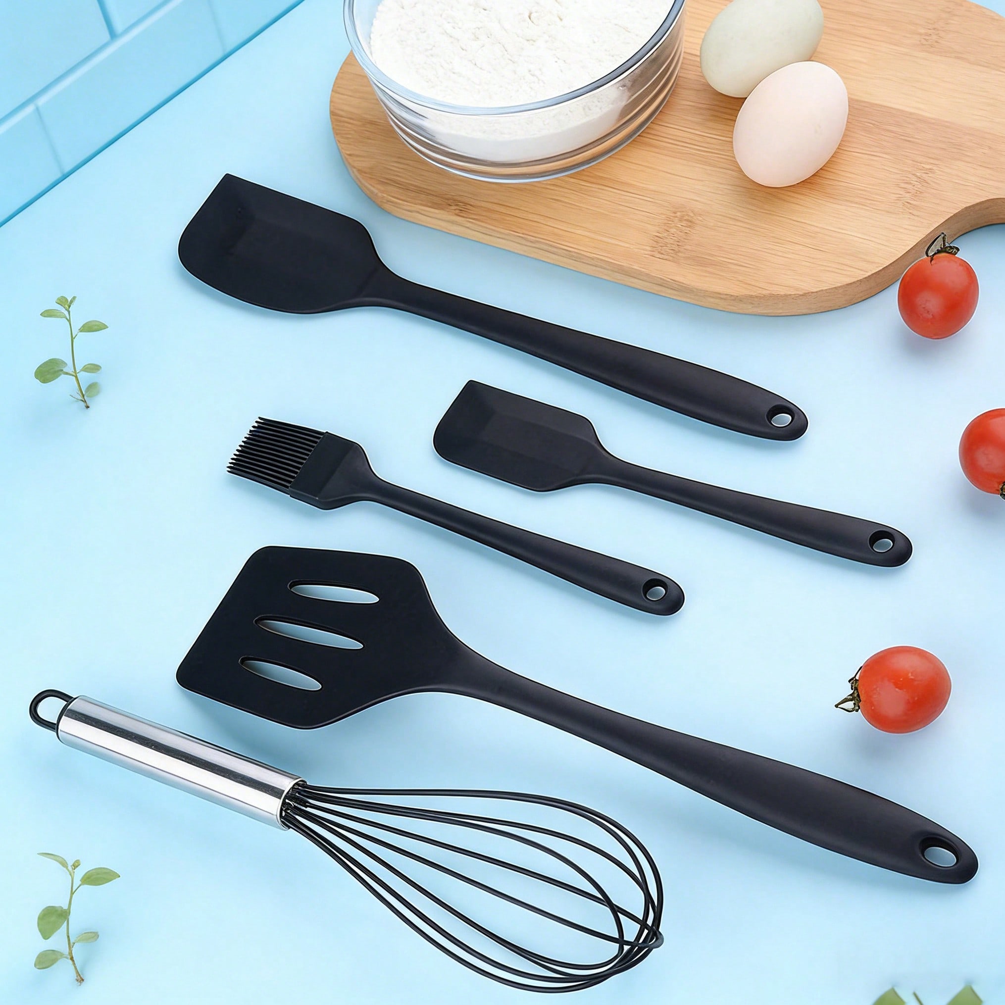 Silicone Cooking Utensils Set, - مراجعة Home Cooking Kitchen وسعره