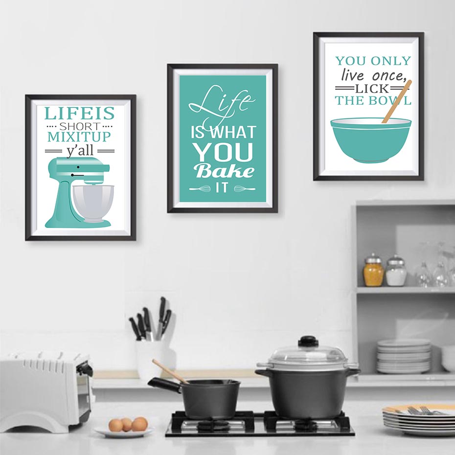 Nordic Style Poster Cooking In - مراجعة Home Cooking Quotes وسعره