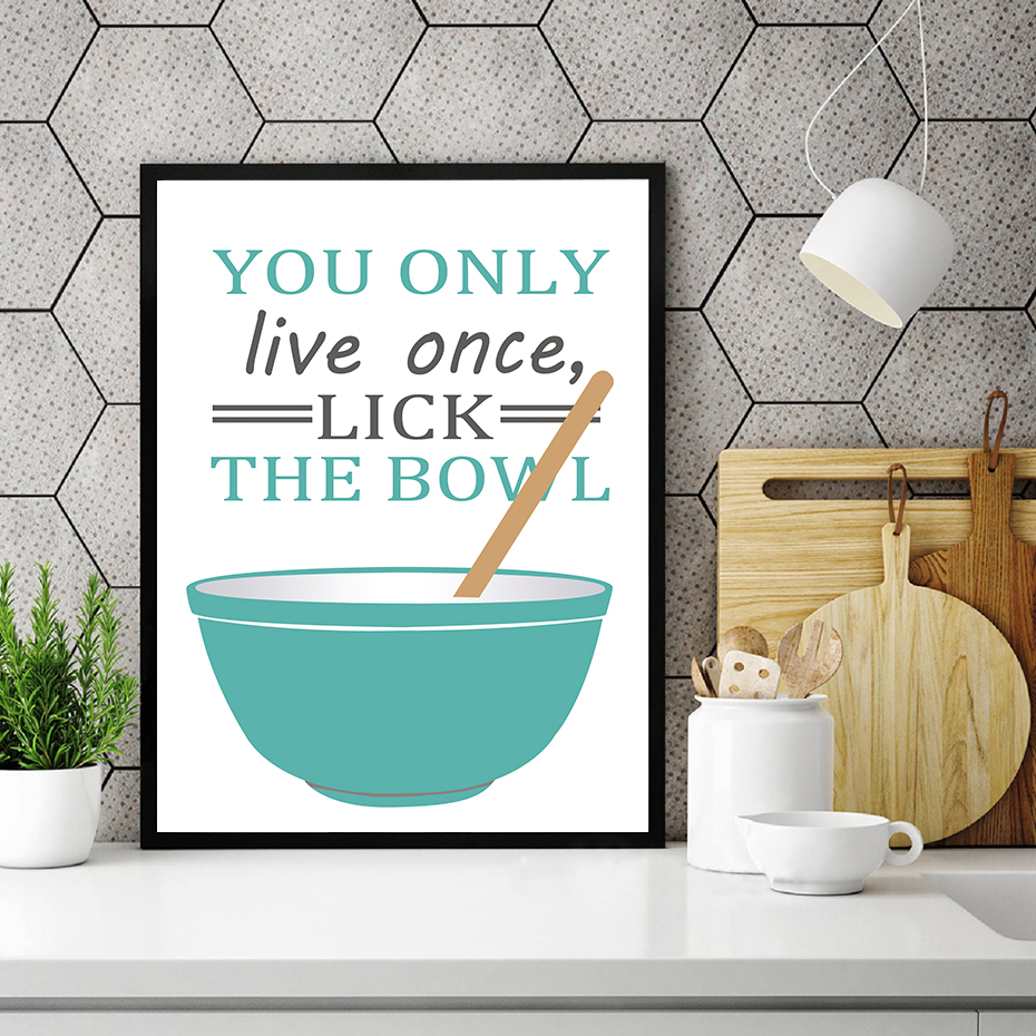 Nordic Style Poster Cooking In - مراجعة Home Cooking Quotes وسعره