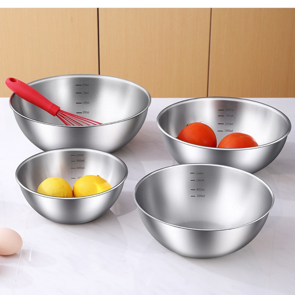 3pcs Stainless Steel Bowl Set  - مراجعة Home Cooking Meals وسعره