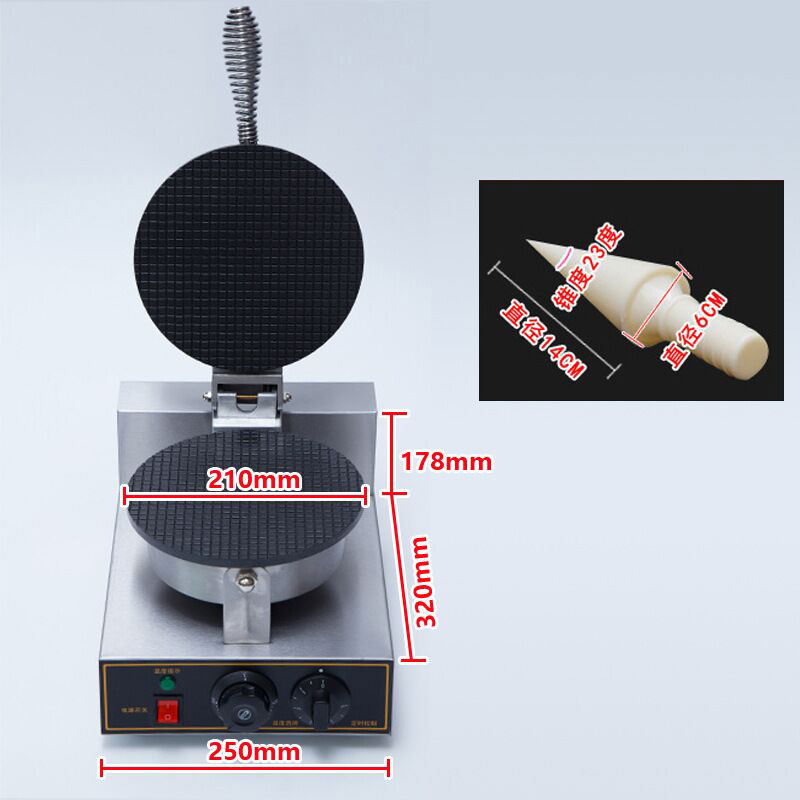Waffle Cone Maker Commercial E - مراجعة Home Cooking Egg Roll وسعره
