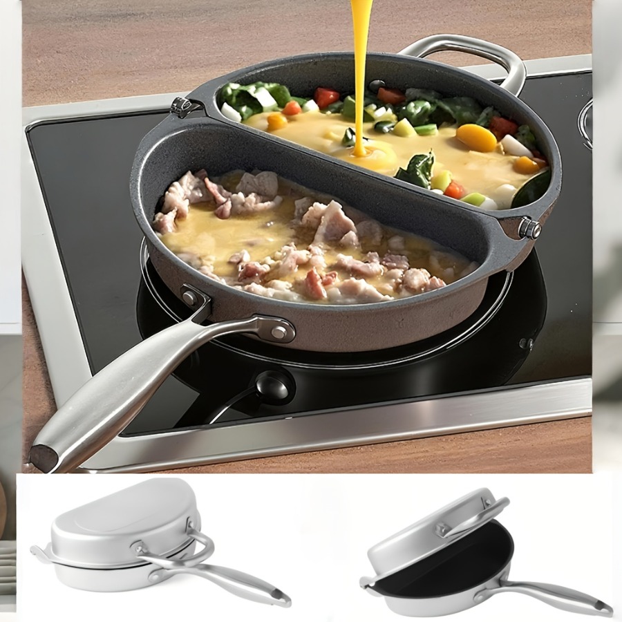 Double Sided Non Stick Pan Fol - مراجعة Home Cooking Egg Roll وسعره