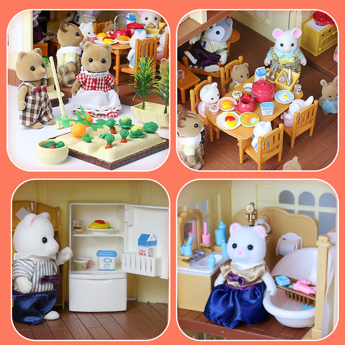 Miniature Furniture 1:12 Dollh - مراجعة Home Cooking Kitchen وسعره