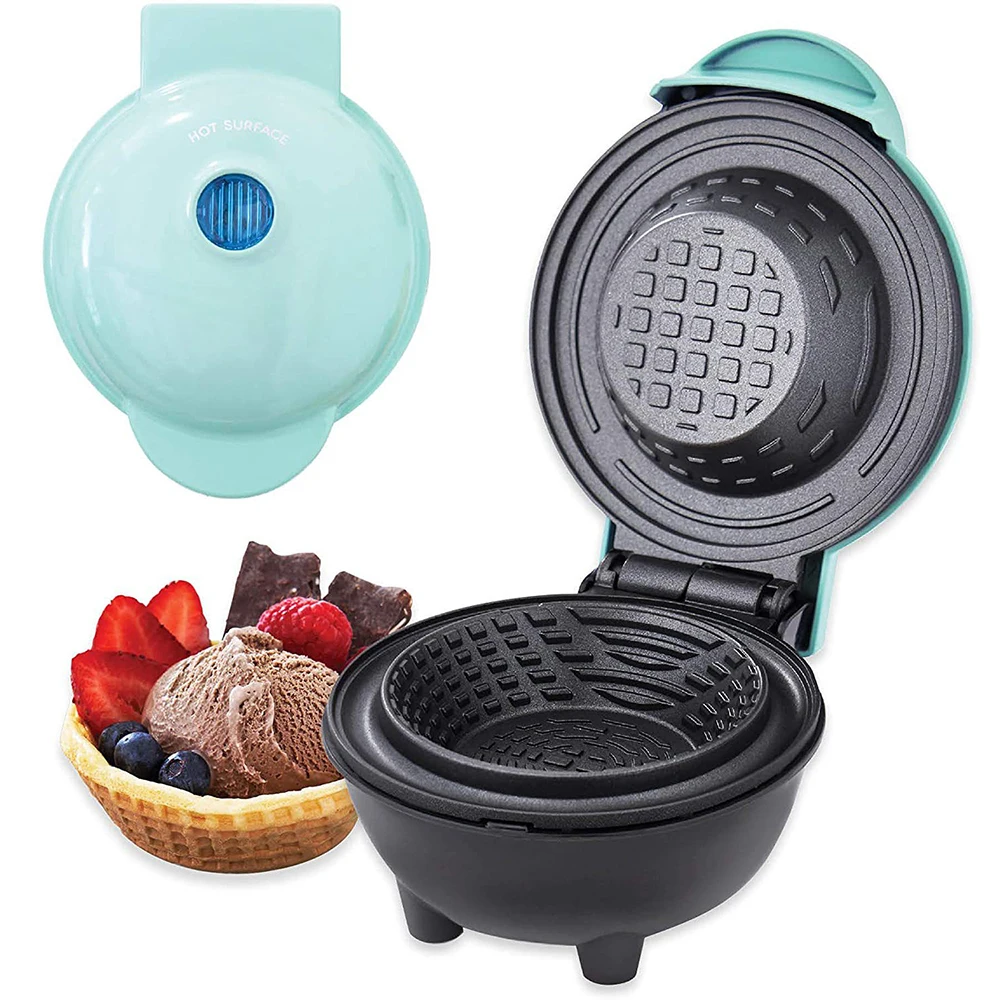 Mini Waffle Bowl Maker 220V Br - مراجعة Home Cooking Egg Roll وسعره